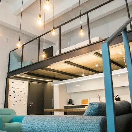 Riverside Loft Daire Vilnius